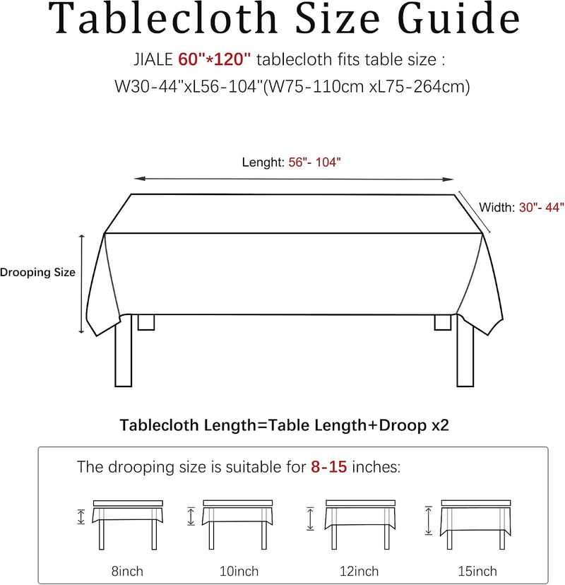 Table Cloth Rectangle Cotton Linen French Designer Pattern