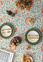 Table Cloth Rectangle Cotton Linen French Designer Pattern