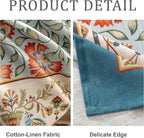Table Cloth Rectangle Cotton Linen French Designer Pattern