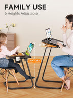 Table for Sofa Overbed Beside Adjustable Tray Sturdier