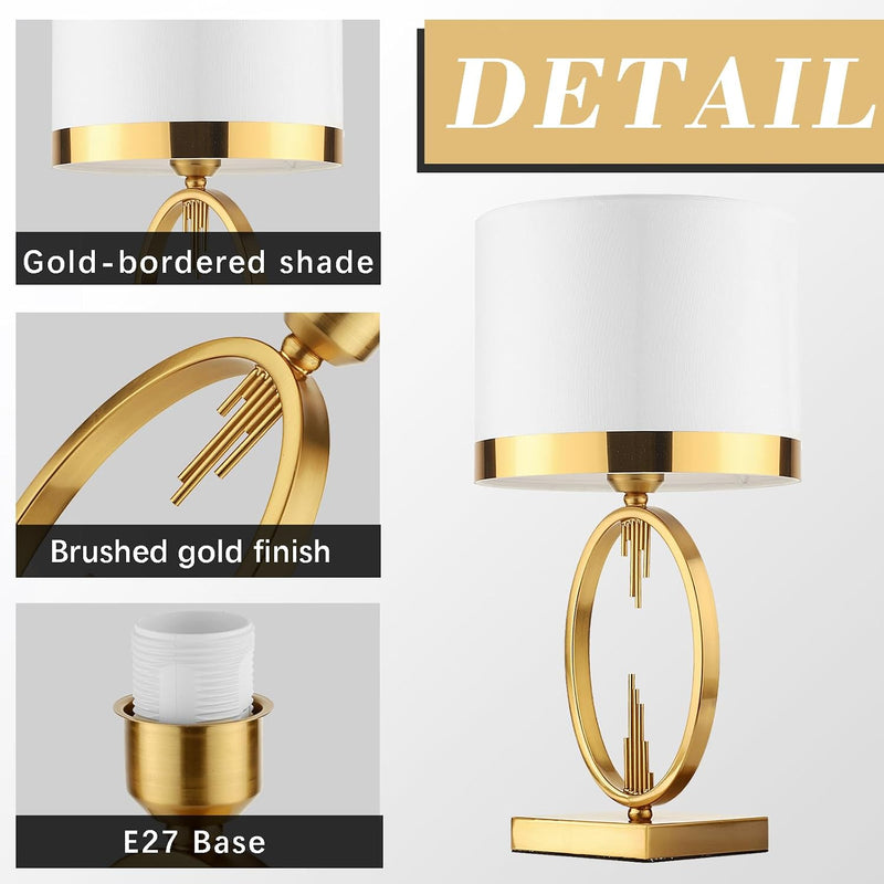 Table Lamp Modern Light Luxury E27 Nightstand Lamps