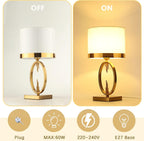 Table Lamp Modern Light Luxury E27 Nightstand Lamps