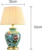 Table Lamp Retro Ceramic Living Room Bedside Vintage