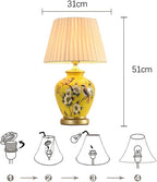 Table Lamp Retro Ceramic Living Room Bedside Vintage