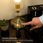 Table Lamp with Touch Activated Base 3 Brightness