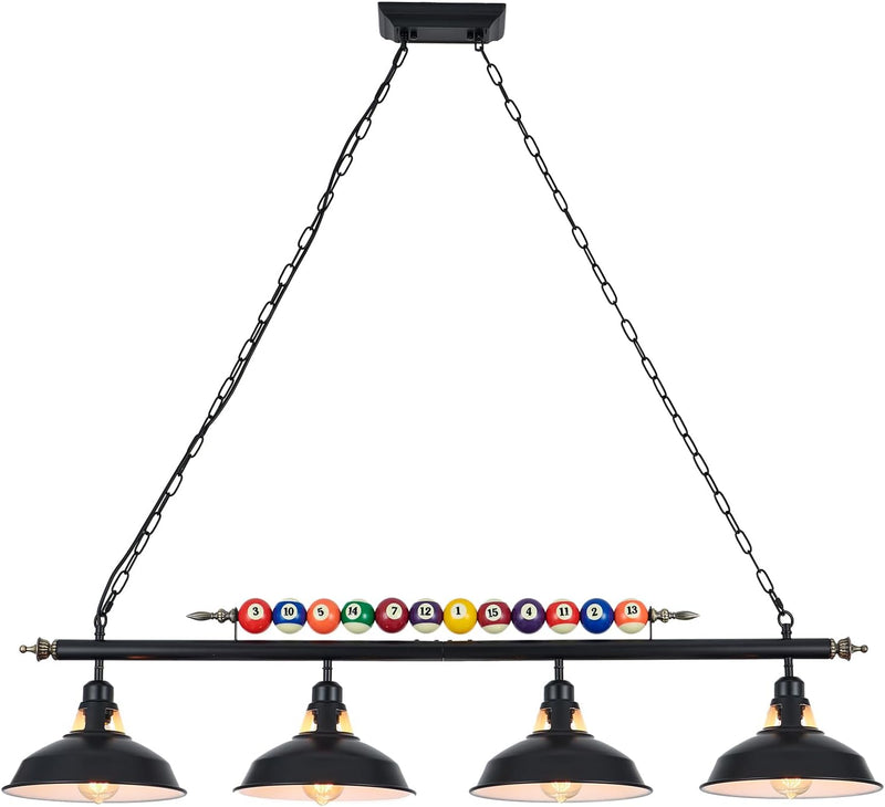 Table Light with 3 Matte Metal Shades