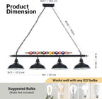 Table Light with 3 Matte Metal Shades