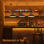 Table Light with 3 Matte Metal Shades