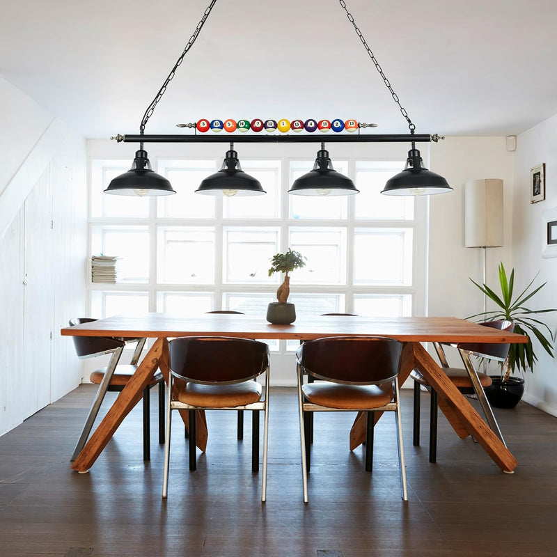 Table Light with 3 Matte Metal Shades