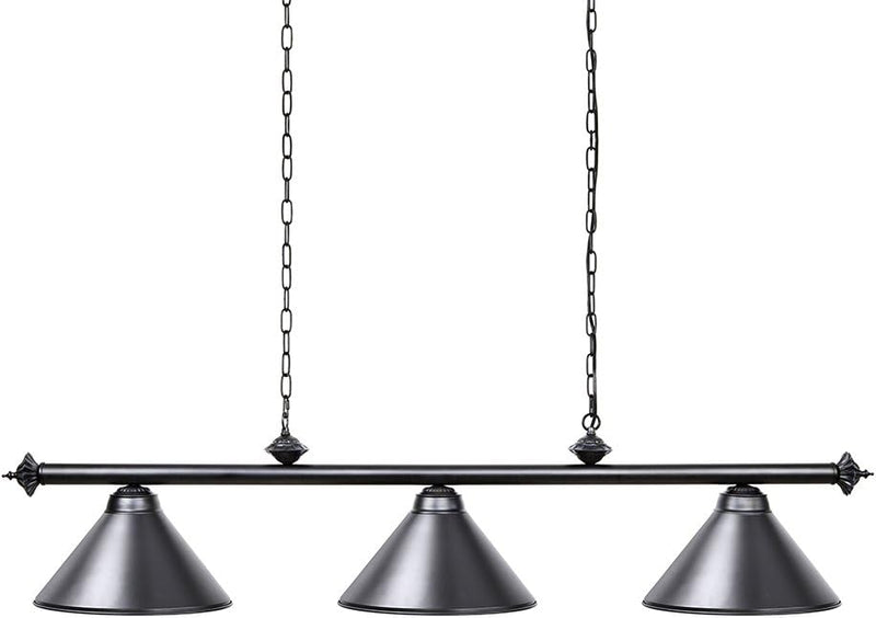 Table Lights with 3 Metal Shades for 7-9FT