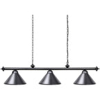 Table Lights with 3 Metal Shades for 7-9FT