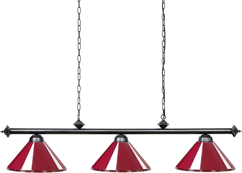 Table Lights with 3 Metal Shades for 7-9FT