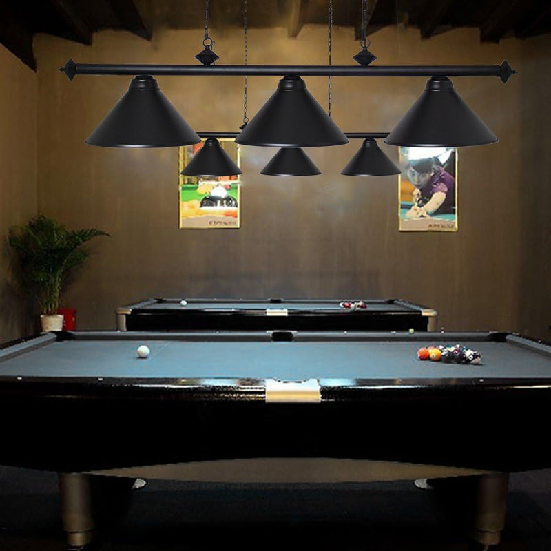 Table Lights with 3 Metal Shades for 7-9FT