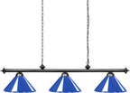 Table Lights with 3 Metal Shades for 7-9FT