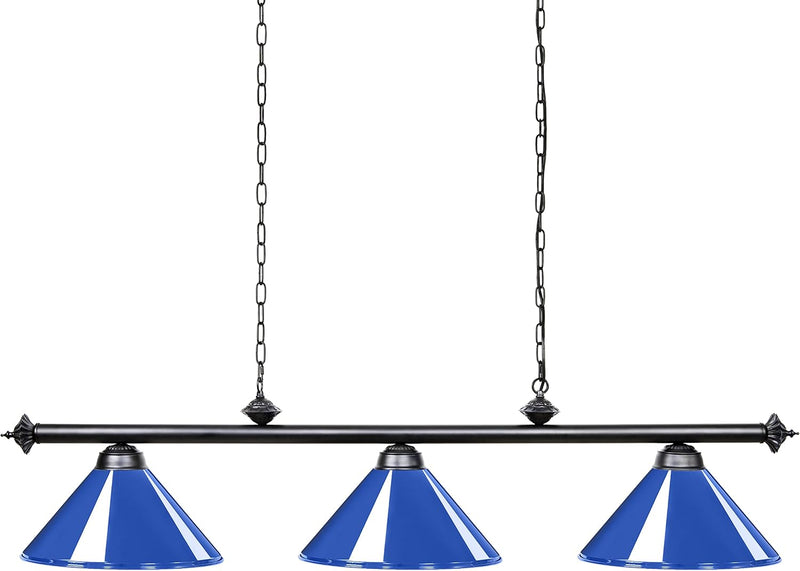 Table Lights with 3 Metal Shades for 7-9FT