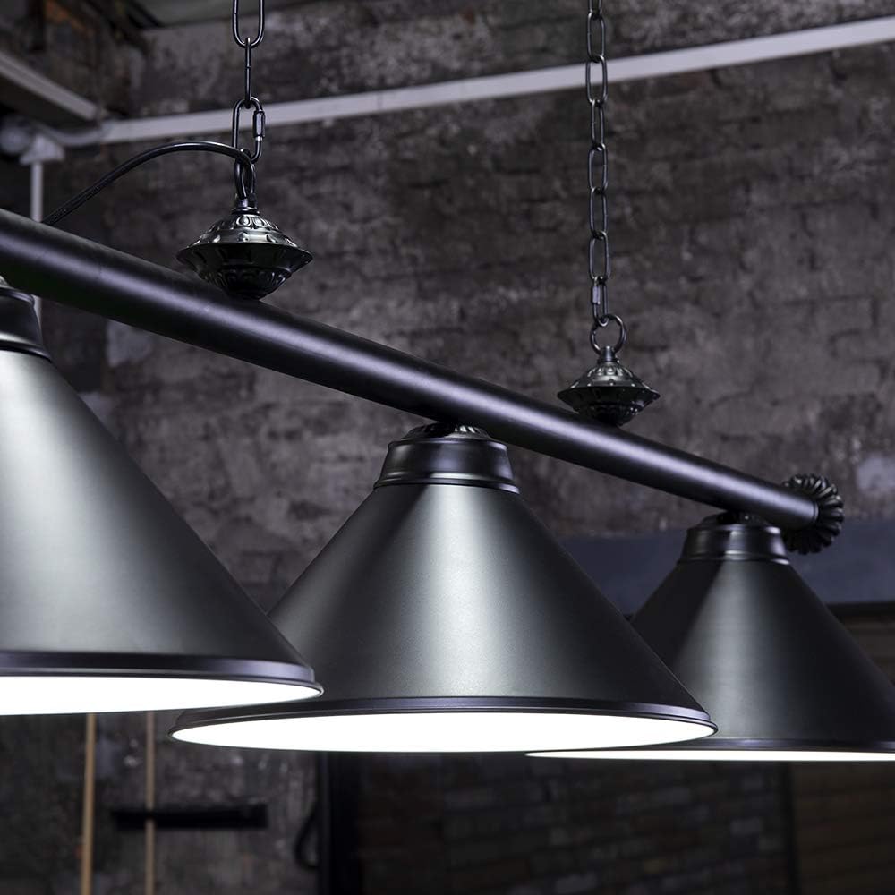 Table Lights with 3 Metal Shades for 7-9FT