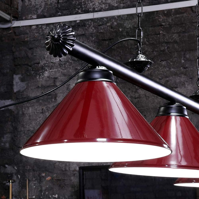 Table Lights with 3 Metal Shades for 7-9FT