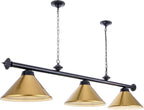Table Lights with 3 Metal Shades for 7-9FT