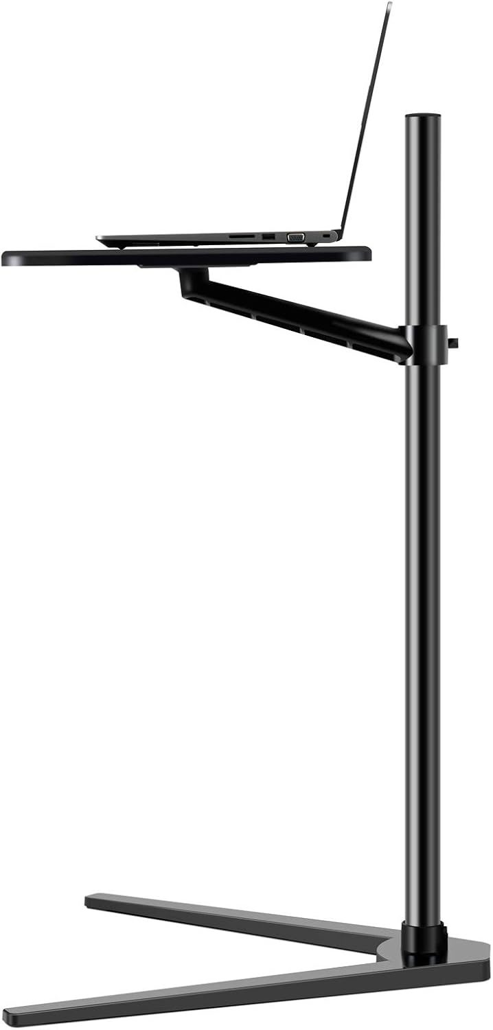 Table Stand Height Adjustable Tray Side for Bed