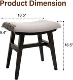 Table Stool Solid Wood Small Vanity Compact Makeup