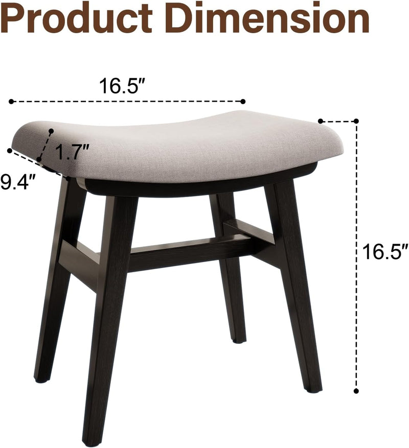 Table Stool Solid Wood Small Vanity Compact Makeup