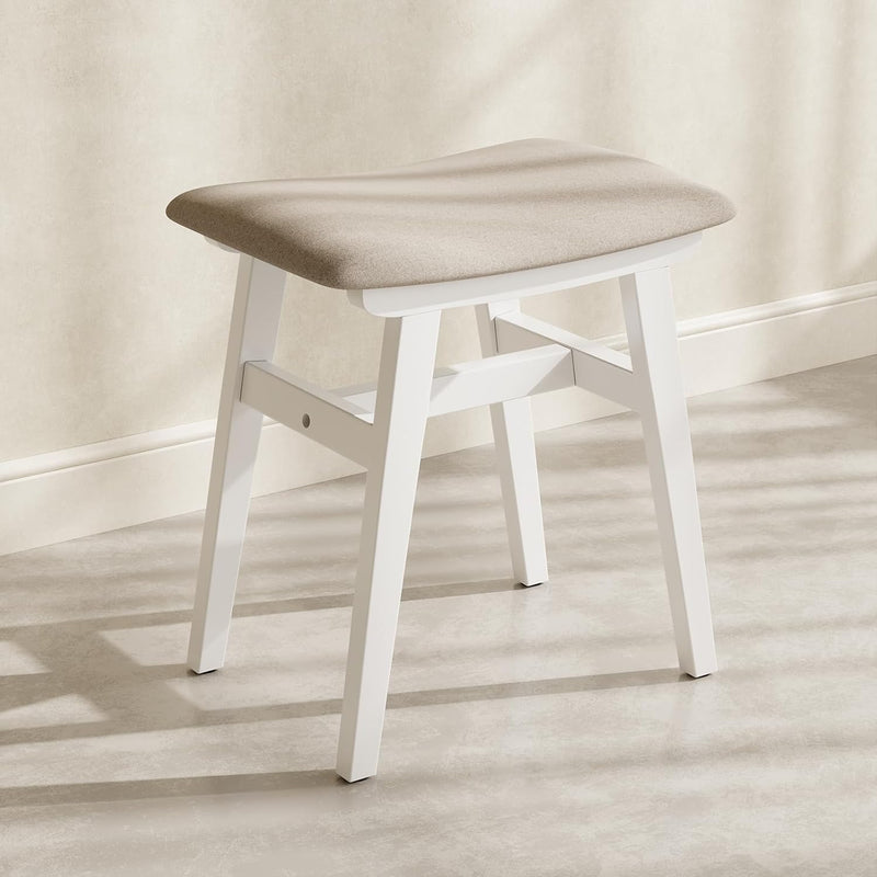 Table Stool Solid Wood Small Vanity Compact Makeup