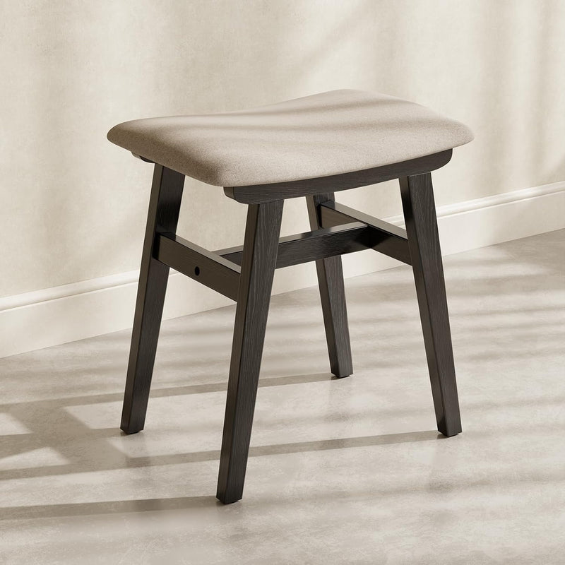 Table Stool Solid Wood Small Vanity Compact Makeup