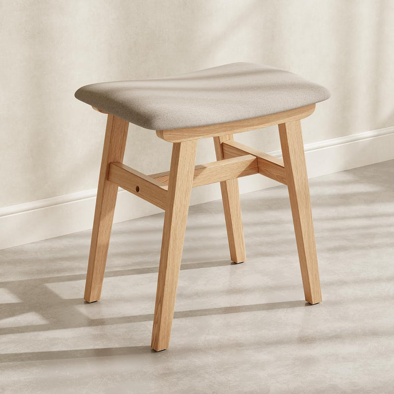 Table Stool Solid Wood Small Vanity Compact Makeup