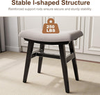 Table Stool Solid Wood Small Vanity Compact Makeup