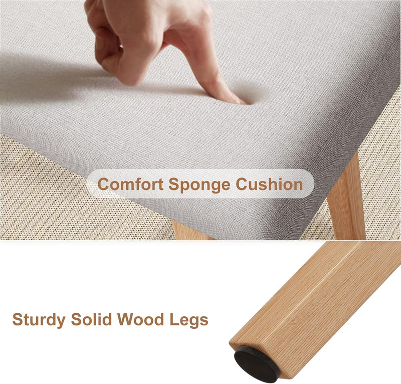 Table Stool Solid Wood Small Vanity Compact Makeup