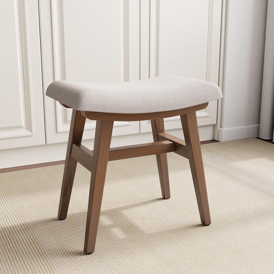 Table Stool Solid Wood Small Vanity Compact Makeup