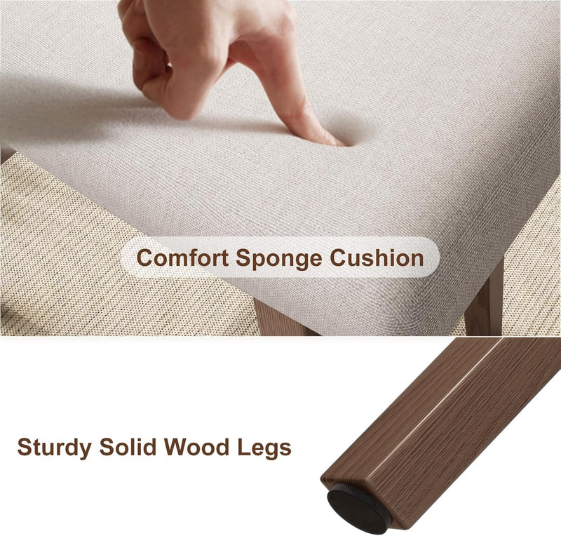Table Stool Solid Wood Small Vanity Compact Makeup