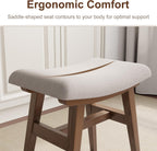 Table Stool Solid Wood Small Vanity Compact Makeup