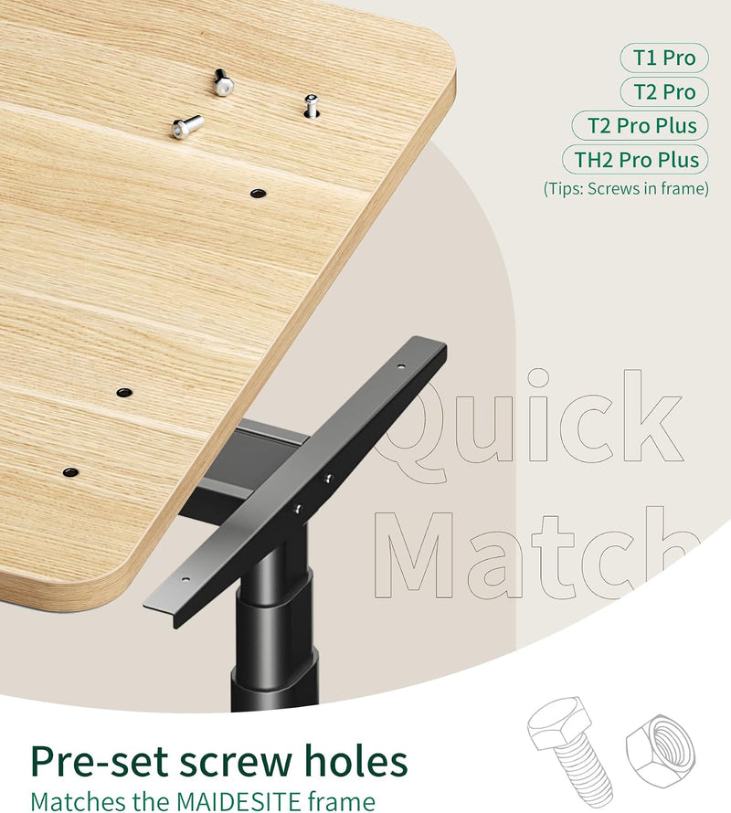 Table Top Desktop for Height Adjustable Electric Standing