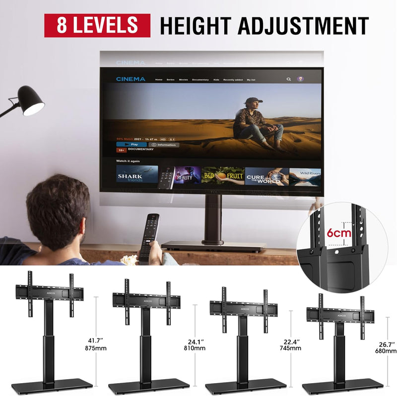 Table Top TV Stand for 43-75 85 Inch