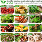 Tall 8x4FT Corrugated Galvanized Steel Raised Garden Bed (2 Pack)