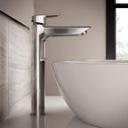 Tall Basin Mixer Without Pop Up Waste Chrome