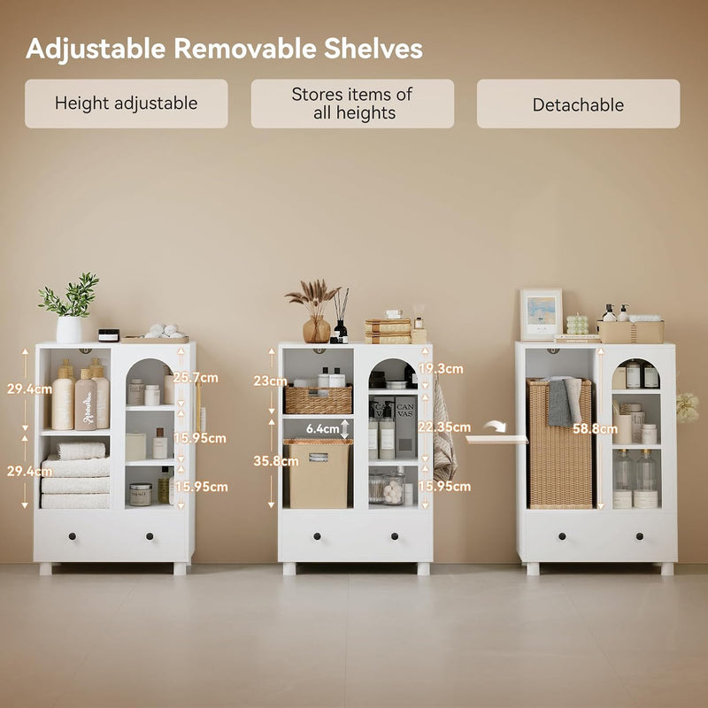Tall Bathroom Cabinet Slim Storage