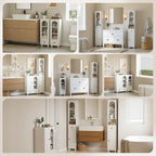 Tall Bathroom Cabinet Slim Storage