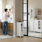 Tall Bathroom Cabinet Slim Storage