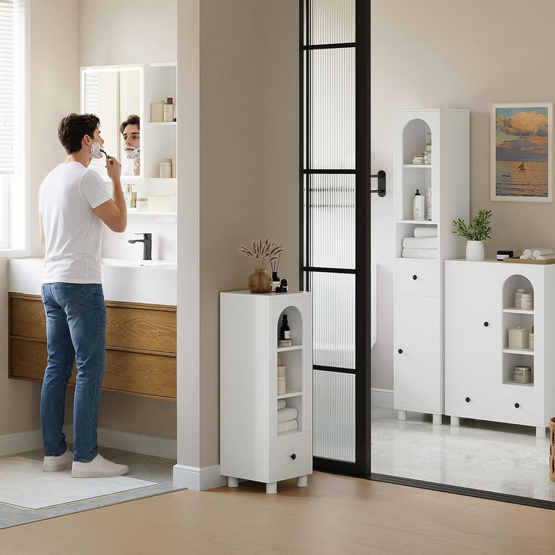 Tall Bathroom Cabinet Slim Storage
