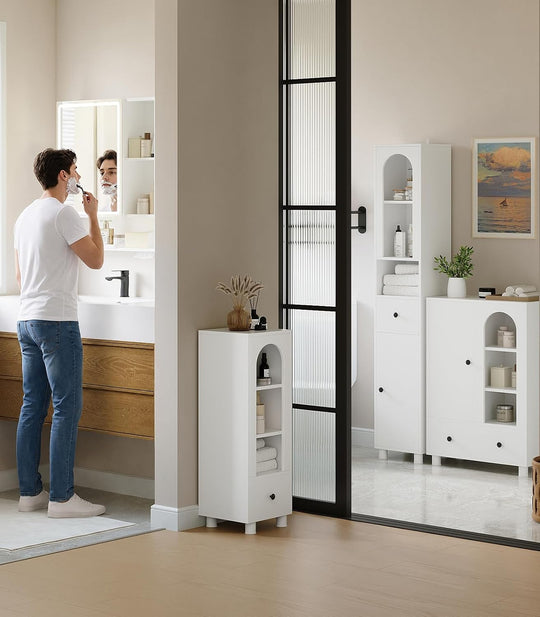Tall Bathroom Cabinet Slim Storage