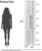 Tall Bathroom Cabinet Storage 180x30x30CM Cupboards Slim