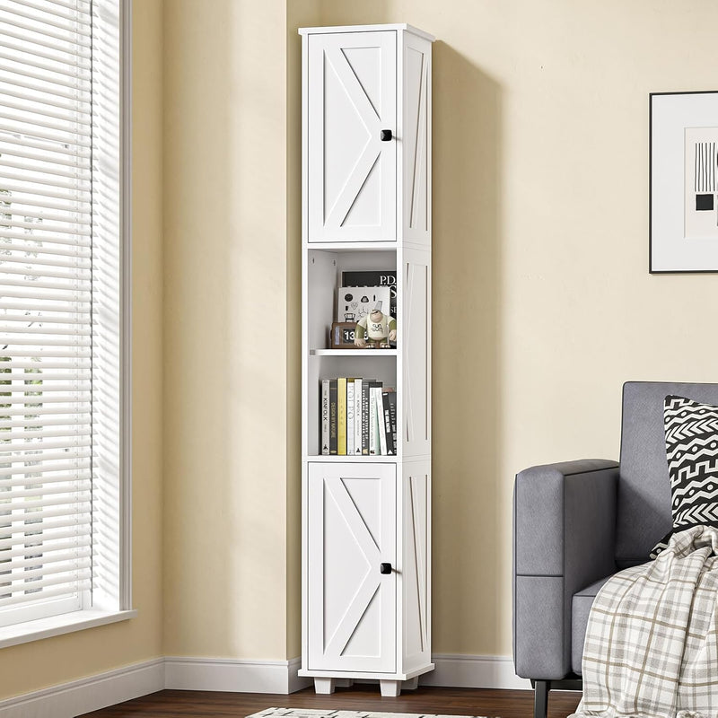 Tall Bathroom Cabinet Storage 180x30x30CM Cupboards Slim