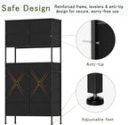 Tall Chest of 12 Drawers Bedroom Storage Cabinet