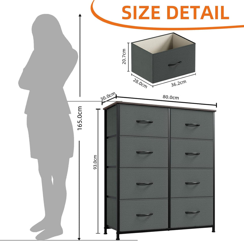 Chest of Drawers for Bedroom 10 Fabric