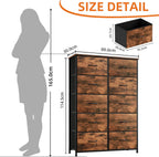 Chest of Drawers for Bedroom 10 Fabric Tall