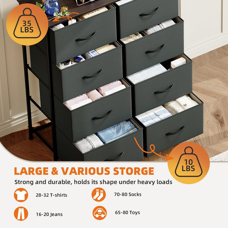 Chest of Drawers for Bedroom 10 Fabric