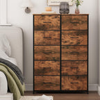 Chest of Drawers for Bedroom 10 Fabric Tall