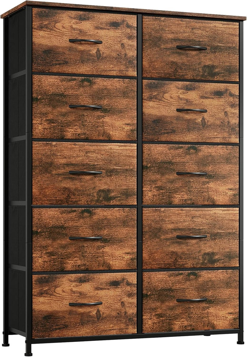 Chest of Drawers for Bedroom 10 Fabric Tall